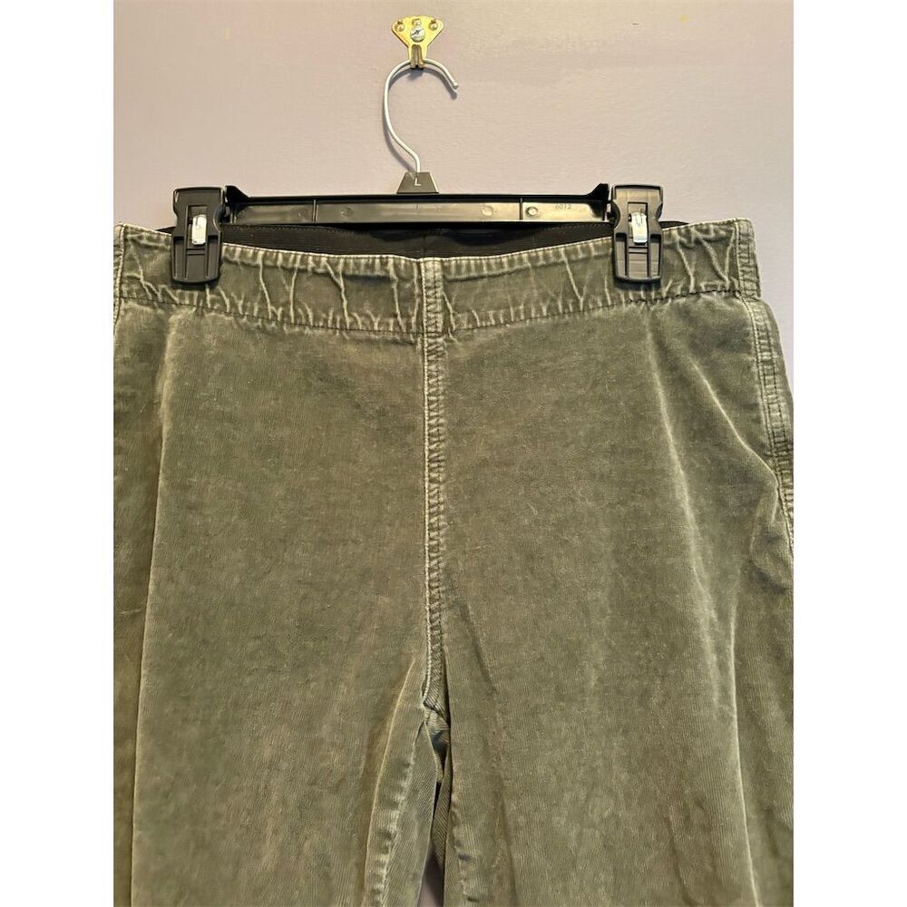 Miracle Body Women's Green Corduroy Dress Pants Size 8 Stretch Waist - Picture 2 of 7